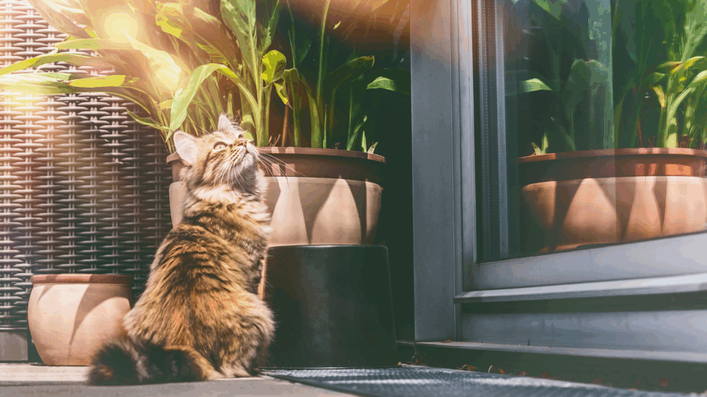 balcone a prova di pet