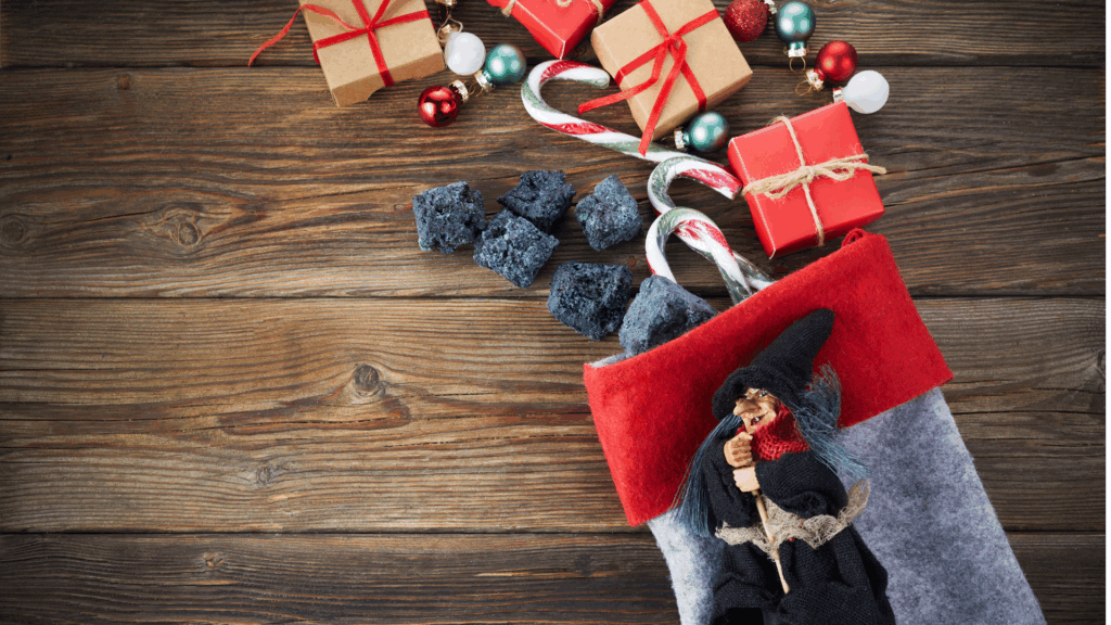 la befana entra in casa con stile